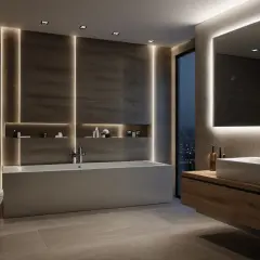 Listwa sufitowa LED w łazience: Nowoczesne i funkcjonalne oświetlenie