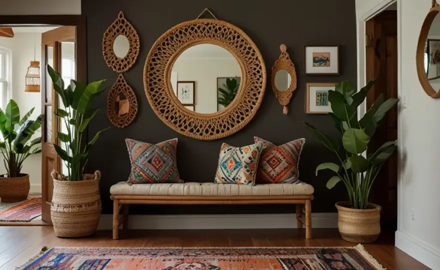 Aranżacja przedpokoju boho: Stylowe pomysły i dekoracje