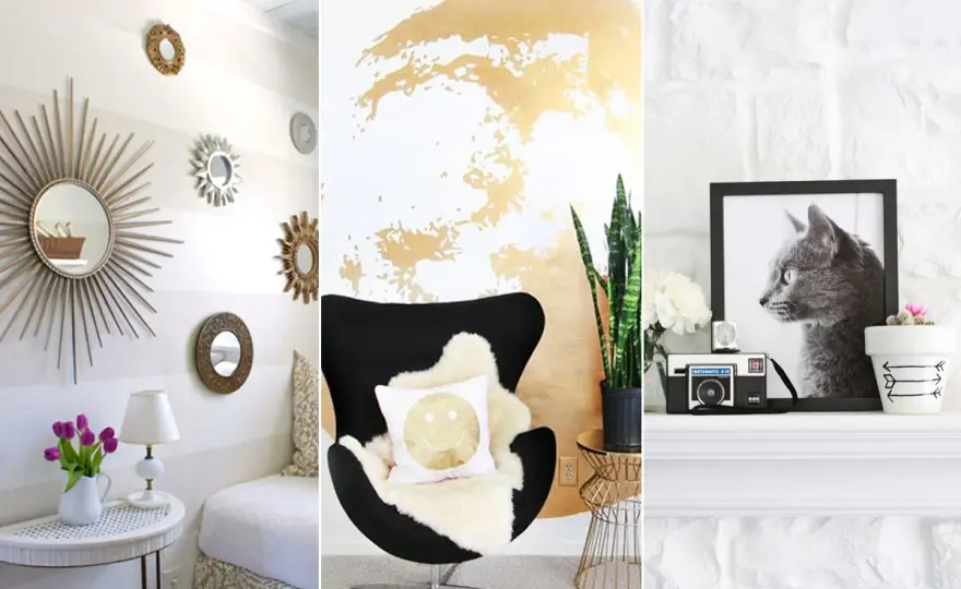 Co na pustą ścianę w salonie: 15 inspirujących pomysłów na dekoracje