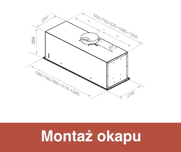 Zdjęcie Prawidłowa wysokość okapu gastronomicznego: bezpieczny montaż w kuchni